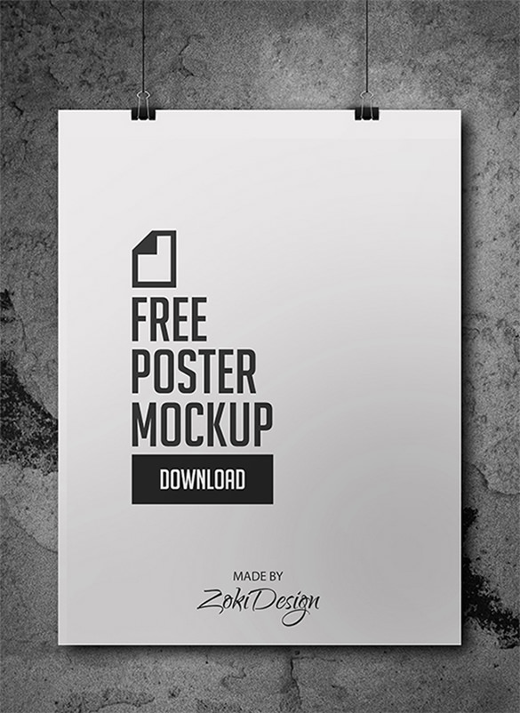 Download 19+ 3D Poster Mockup Templates - PSD, EPS, AI, InDesign ...