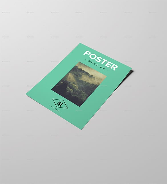 a4 poster mock up