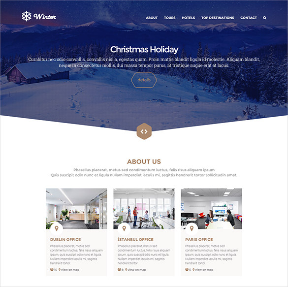 stunning travel php html theme