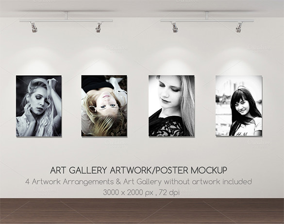 Download 18+ Gallery Poster Templates and Mockups - Free PSD, EPS ...