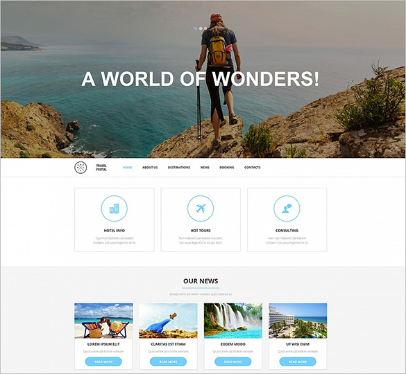 18+ Travel Bootstrap Themes & Templates