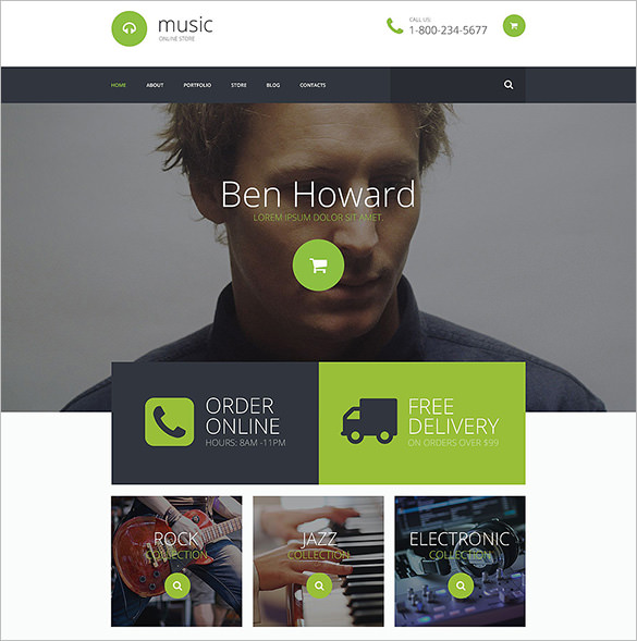 15+ Music Bootstrap Themes & Templates