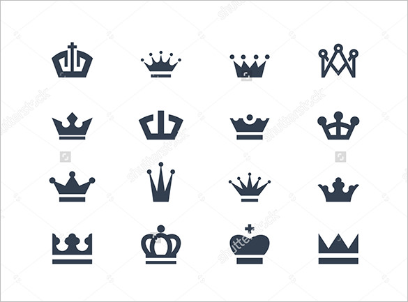 crown icons illustration