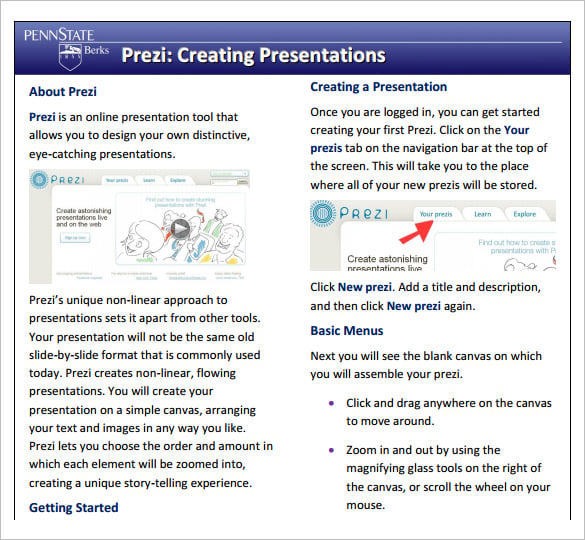 download prezi presentation as video