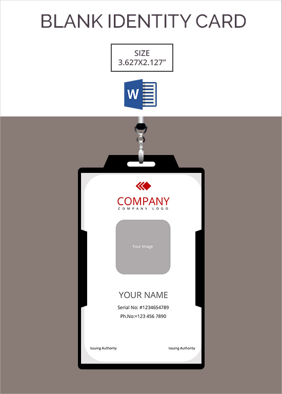 30 Blank Id Card Templates Free Word Psd Eps Formats Download