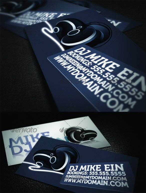 super style dj business cards1