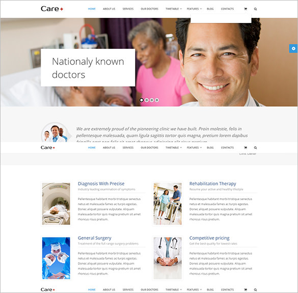 14+ Medical Blog Themes & Templates