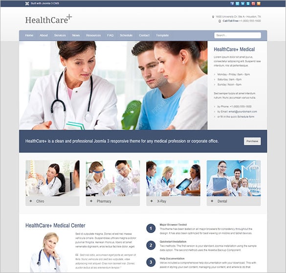 medical-health-joomla-bootstrap-theme