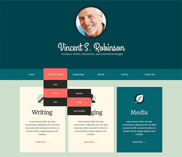 17+ Writer Blog Themes & Templates