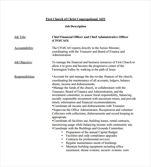 10-chief-financial-officer-job-description-templates-free-sample