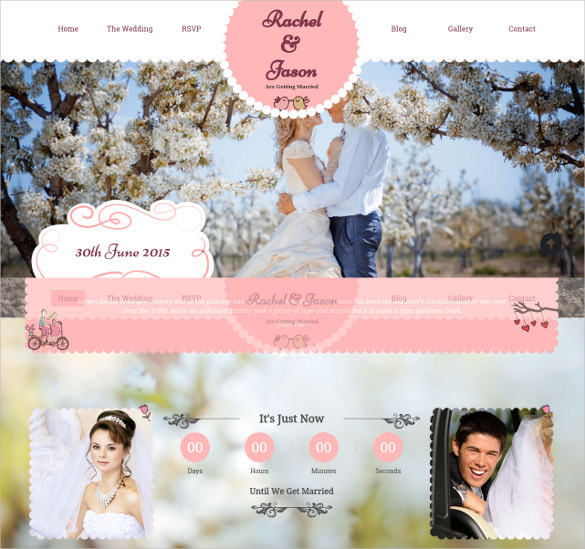 17+ Wedding Bootstrap Themes & Templates