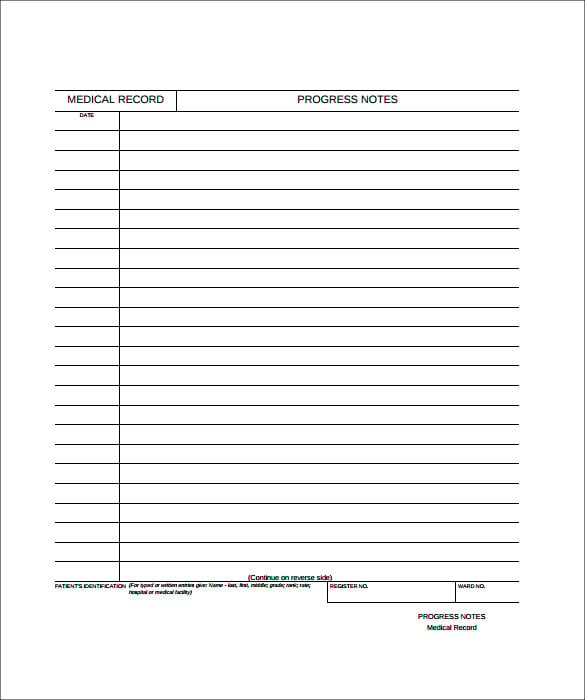 medical record progress report pdf free download