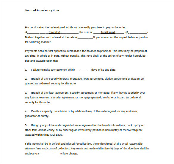 8+ Mortgage Note Templates – Free Sample, Example, Format Download!