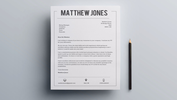 entry level cover letter template