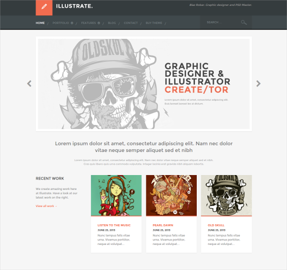 21+ Portfolio Blog Themes & Templates | Free & Premium Templates