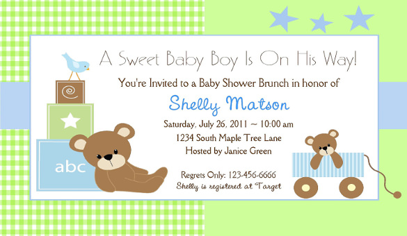 Download 39+ Baby Shower Invitation Templates - PSD, Vector EPS, AI, Word | Free & Premium Templates