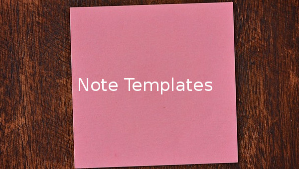 note templates