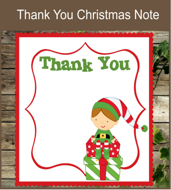 christmas thank you notes