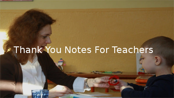 thank you notes for teachers thank you notes for teachers