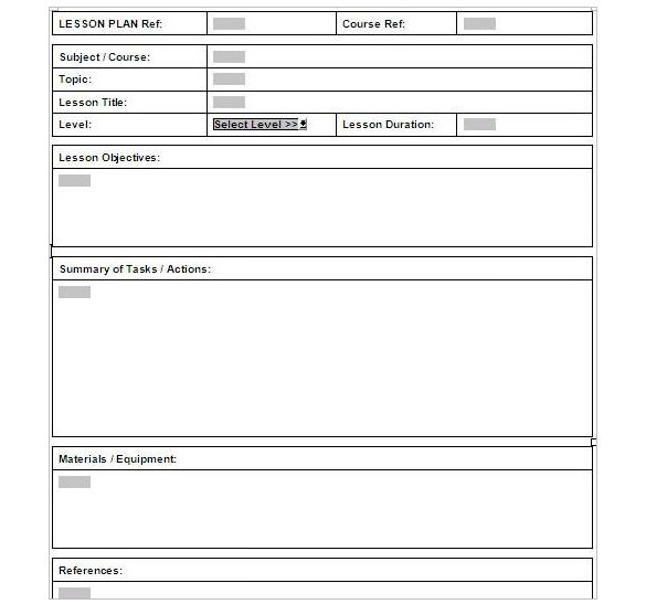 how to create a lesson plan in word tutorial free
