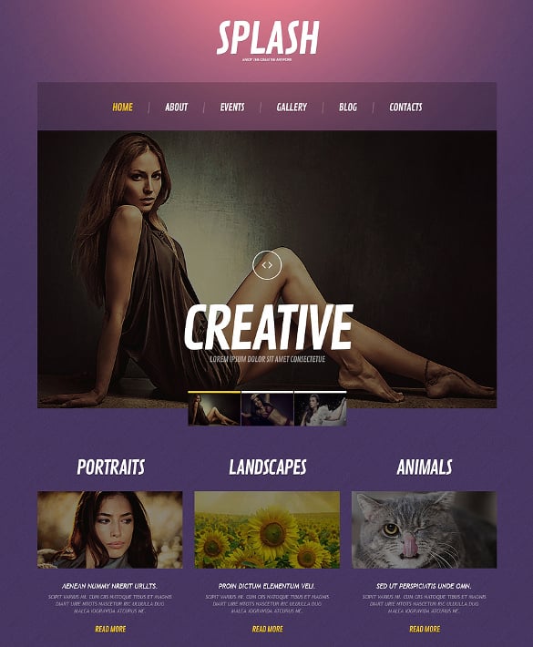 54+ Photography WordPress Themes & Templates Free & Premium Templates