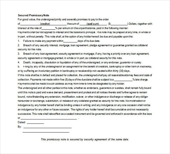 secured-promissory-note-sample-template-free-download