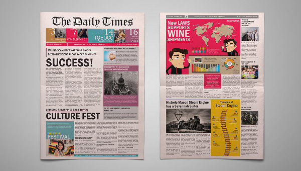 177 Newspaper Templates Free Sample Example Format Download Free Premium Templates