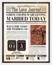 Wedding-Invitation-Old-Newspaper-Template-Download