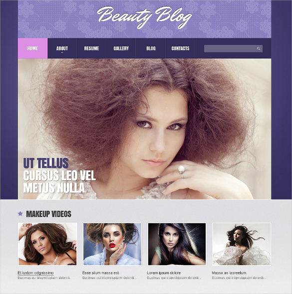 beauty salon responsive joomla theme