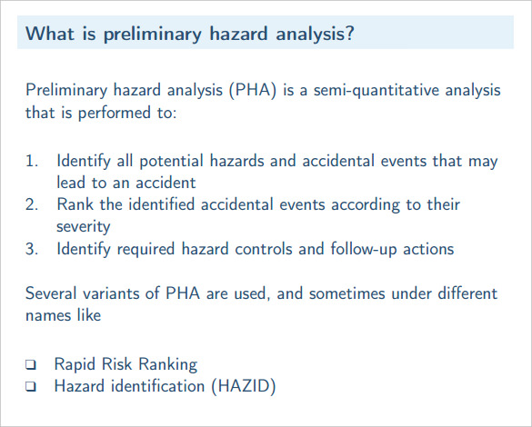 free preliminary hazard analysis template pdf format