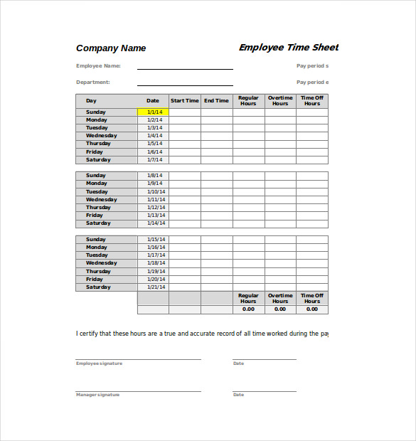 Timesheet Templates 35+ Free Word, Excel, PDF Documents Download! Free & Premium Templates