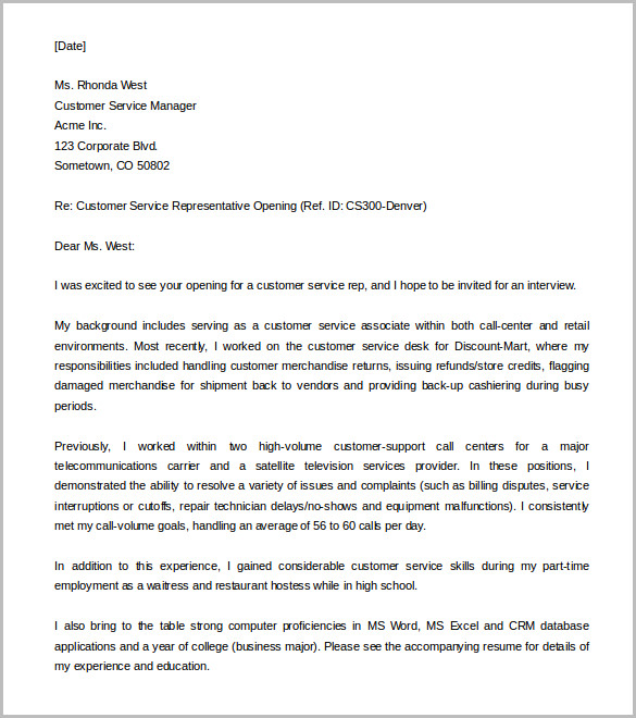 Cover Letter Template - 21+ Word, PDF, Google Docs Documents Download!