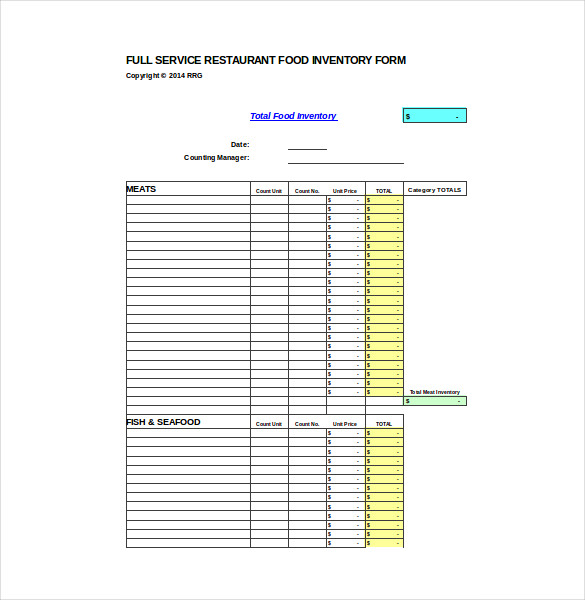 Inventory Template – 25+ Free Word, Excel, PDF Documents Download!