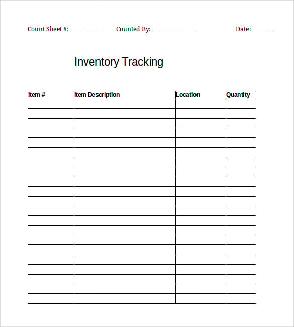 inventory tracking excel template free download