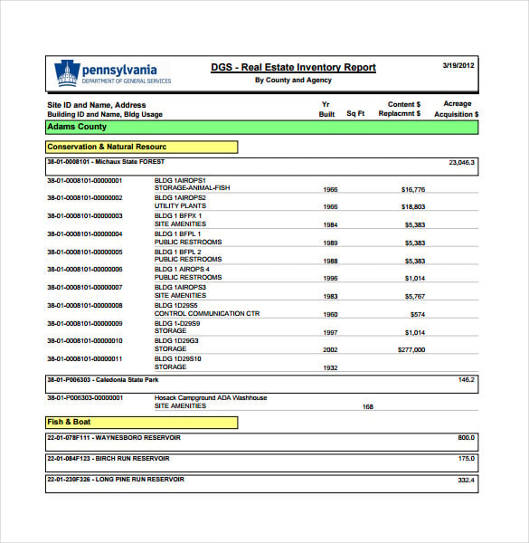 Inventory Template 25+ Free Word, Excel, PDF Documents