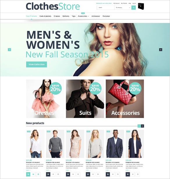 free clothes store magento php theme
