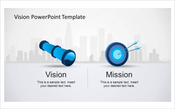 mission and vision prefessional powerpoint template