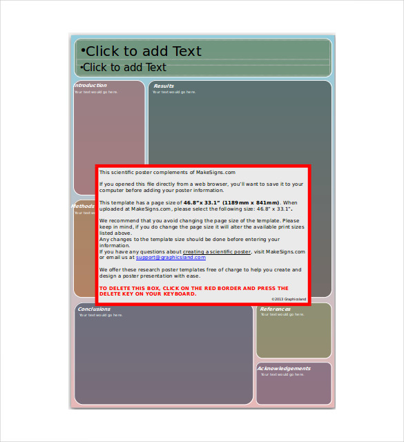 scientific poster powerpoint template ppt download