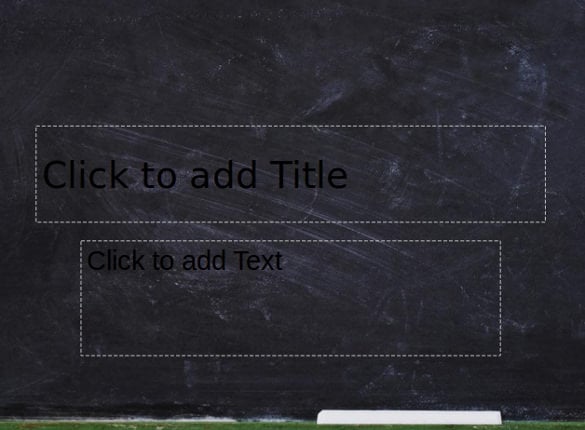black board chalkboard powerpoint template