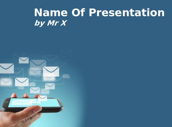 smartphone and mobile applications powerpoint template