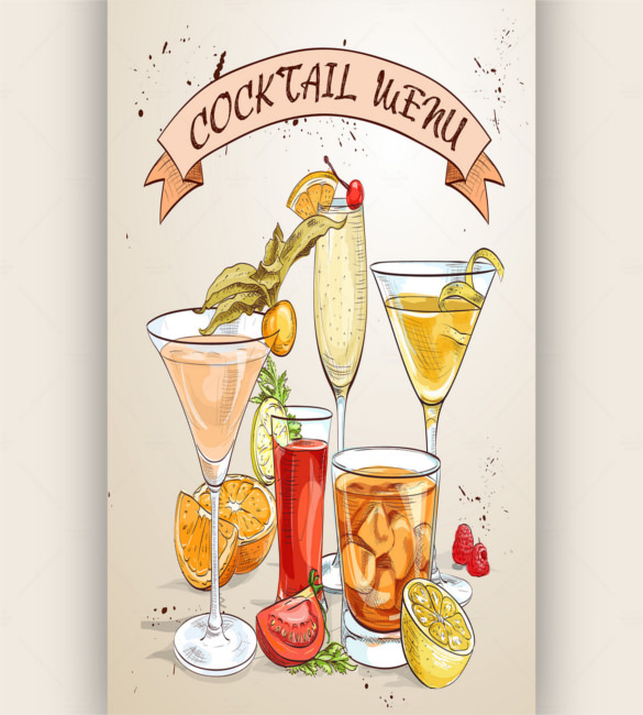 contemporary classics cocktails menu