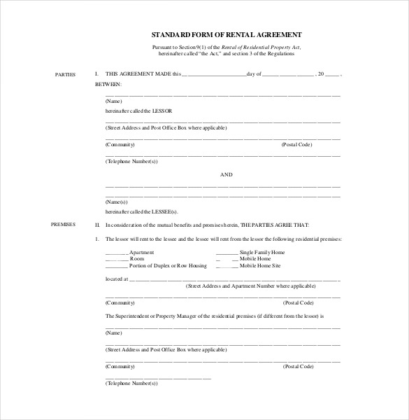 32+ Rental Agreement Templates - PDF, DOC