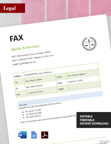 confidential fax cover sheet template