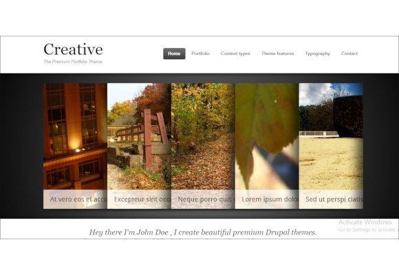 creative the premium portfolio theme