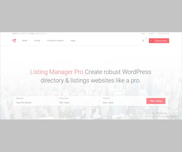directory theme for woocommerce
