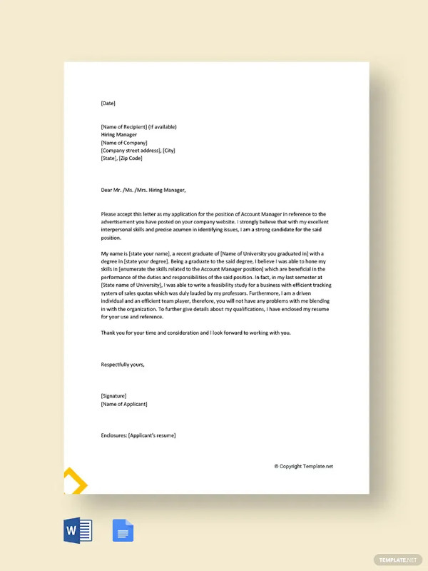 Entry Level Cover Letter Template - 18+ Free Sample, Example, Format ...