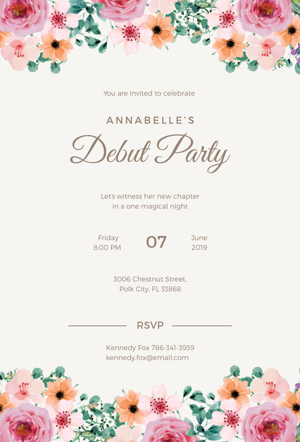 Formal Invitation Template - 33+ Free Sample, Example, Format Download