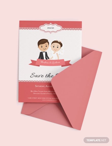 free unique wedding invitation card template
