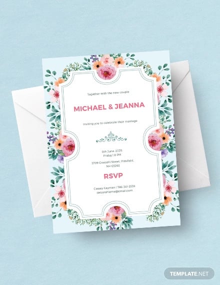 free wedding ticket invitation template
