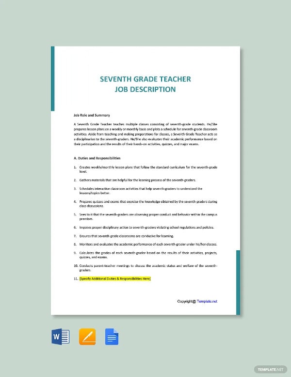 hebrew teacher cover letter template